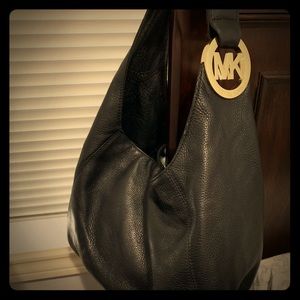 Michael Black Leather Purse
